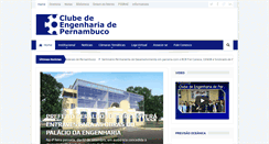 Desktop Screenshot of clubedeengenhariadepe.com.br